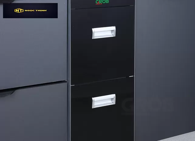 Thùng gạo gương 2 ngăn